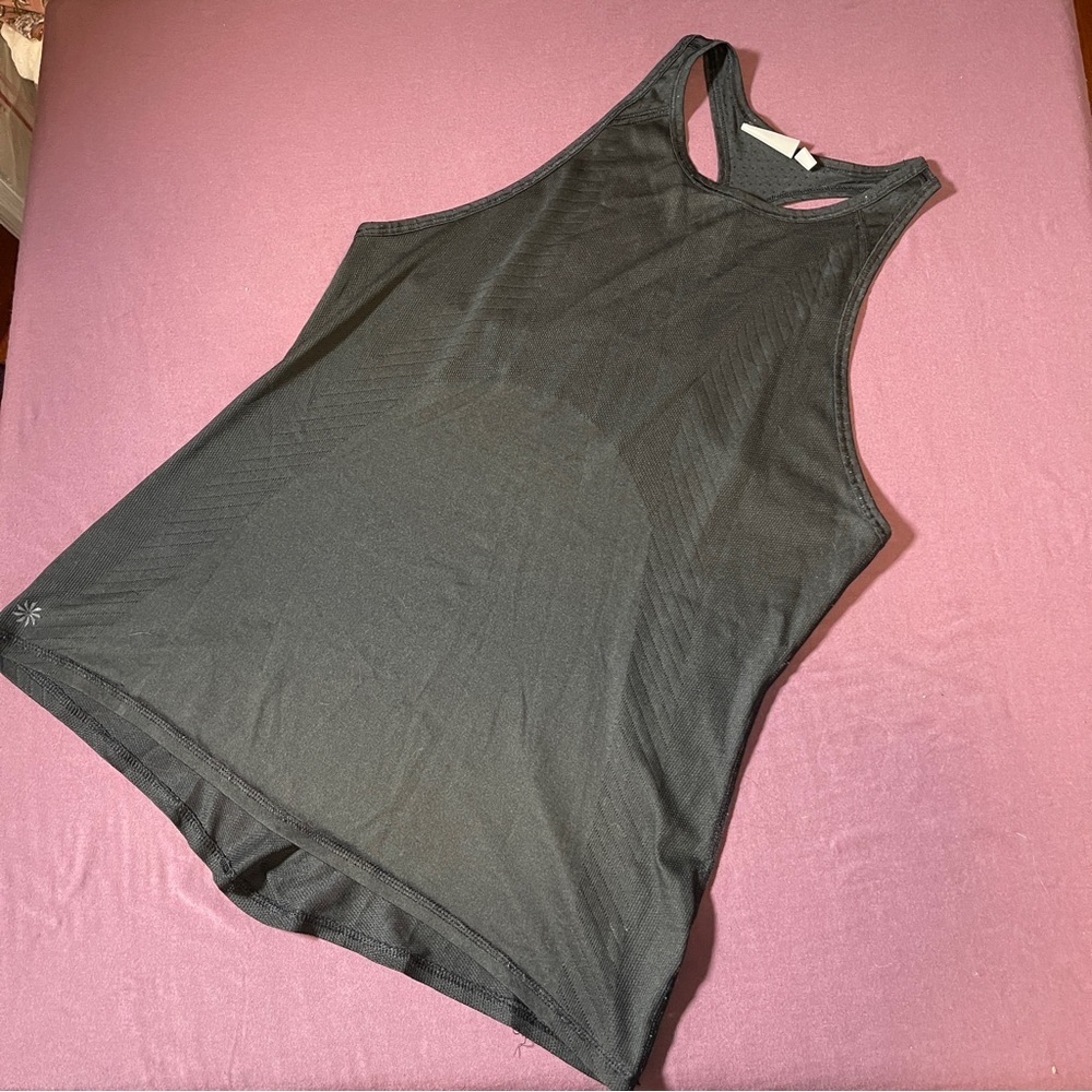 Athleta Black Racerback Tank Top Shirt - Size Small
